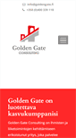 Mobile Screenshot of goldengate.fi