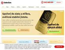 Tablet Screenshot of goldengate.cz